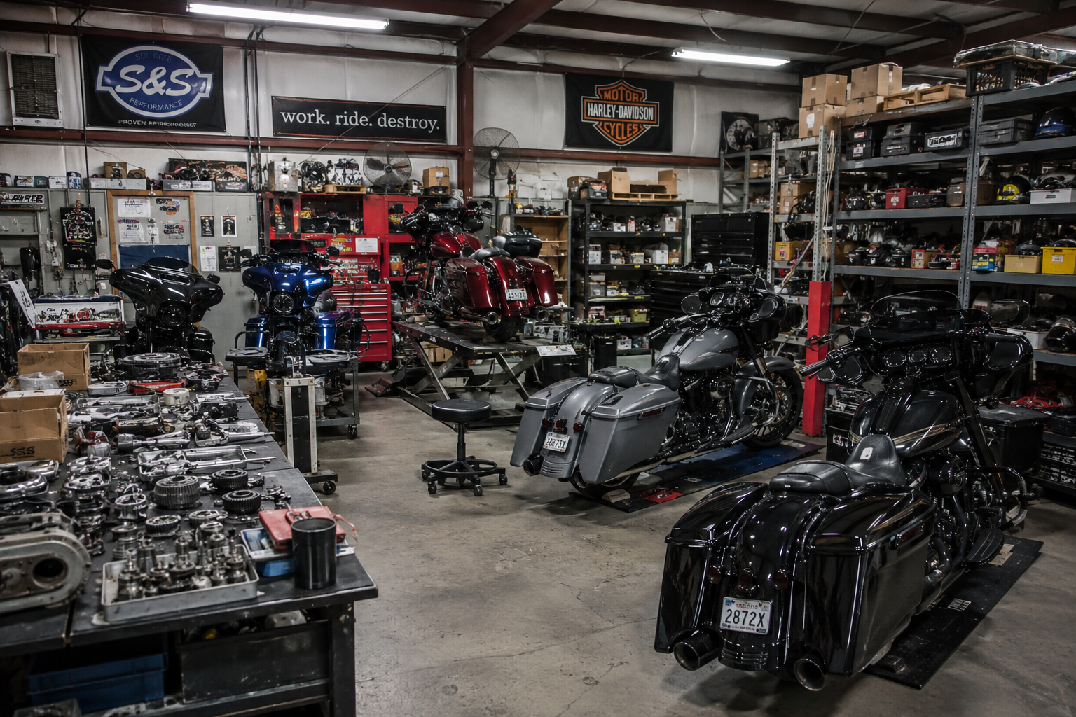 JS motorcycle restoration shop